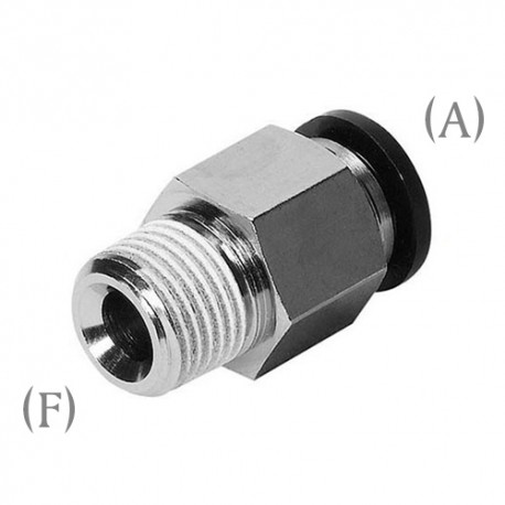 Raccordo Giunzione Dritta Filettato CTF Costruzione Tubi